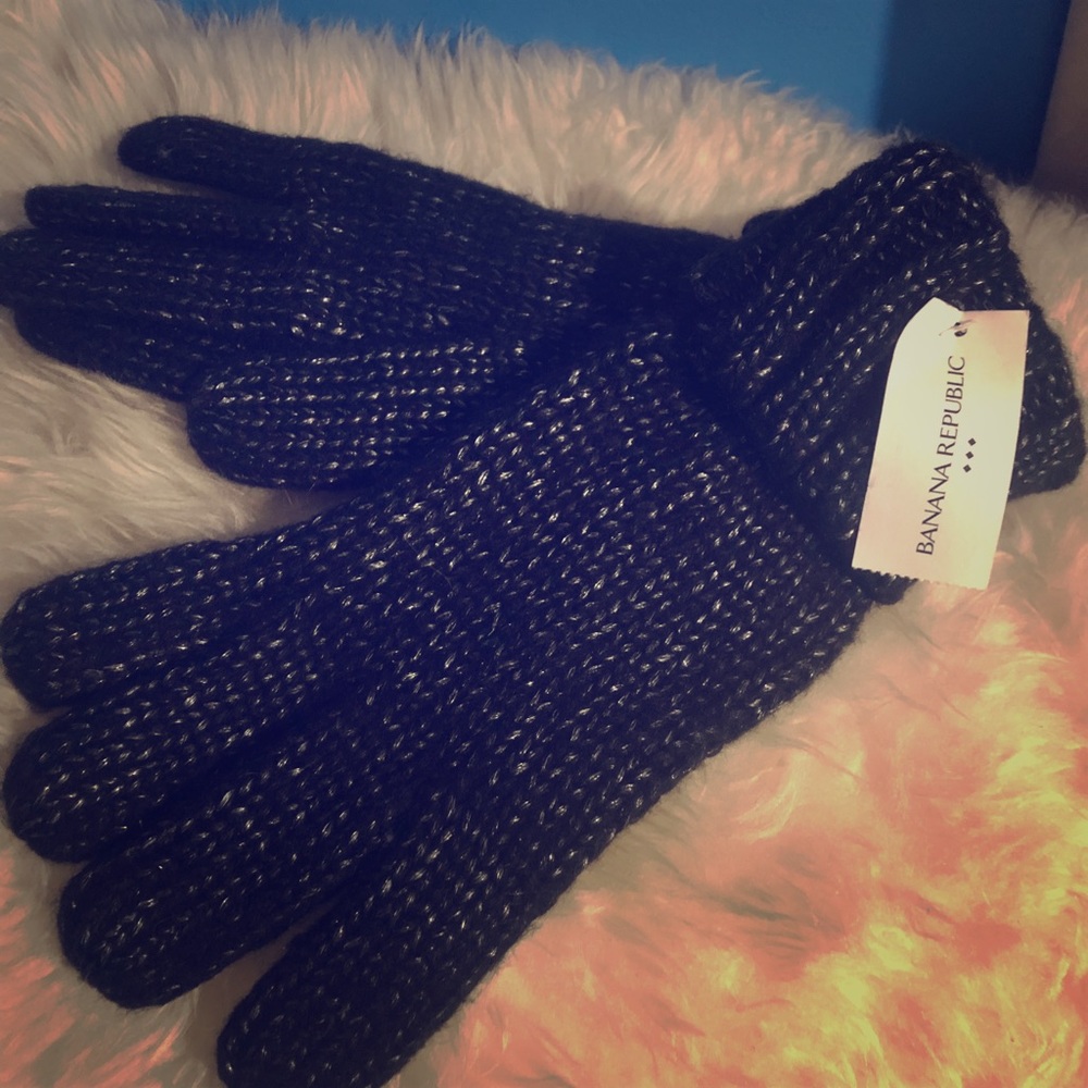 Banana republic knit gloves